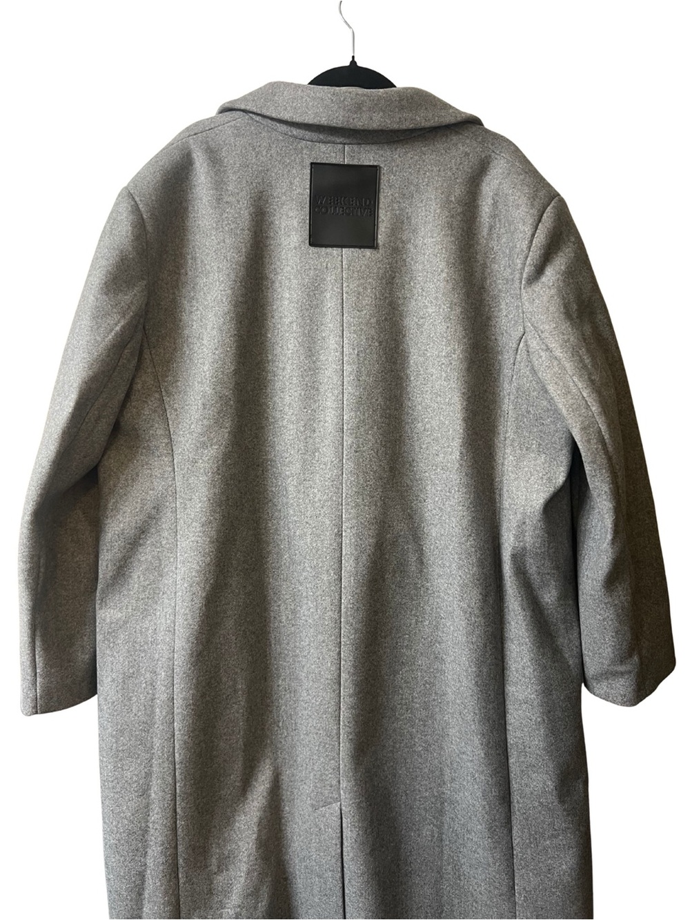 ASOS- Weekend Collective Maxi Coat in Grey - Picture 3 of 7